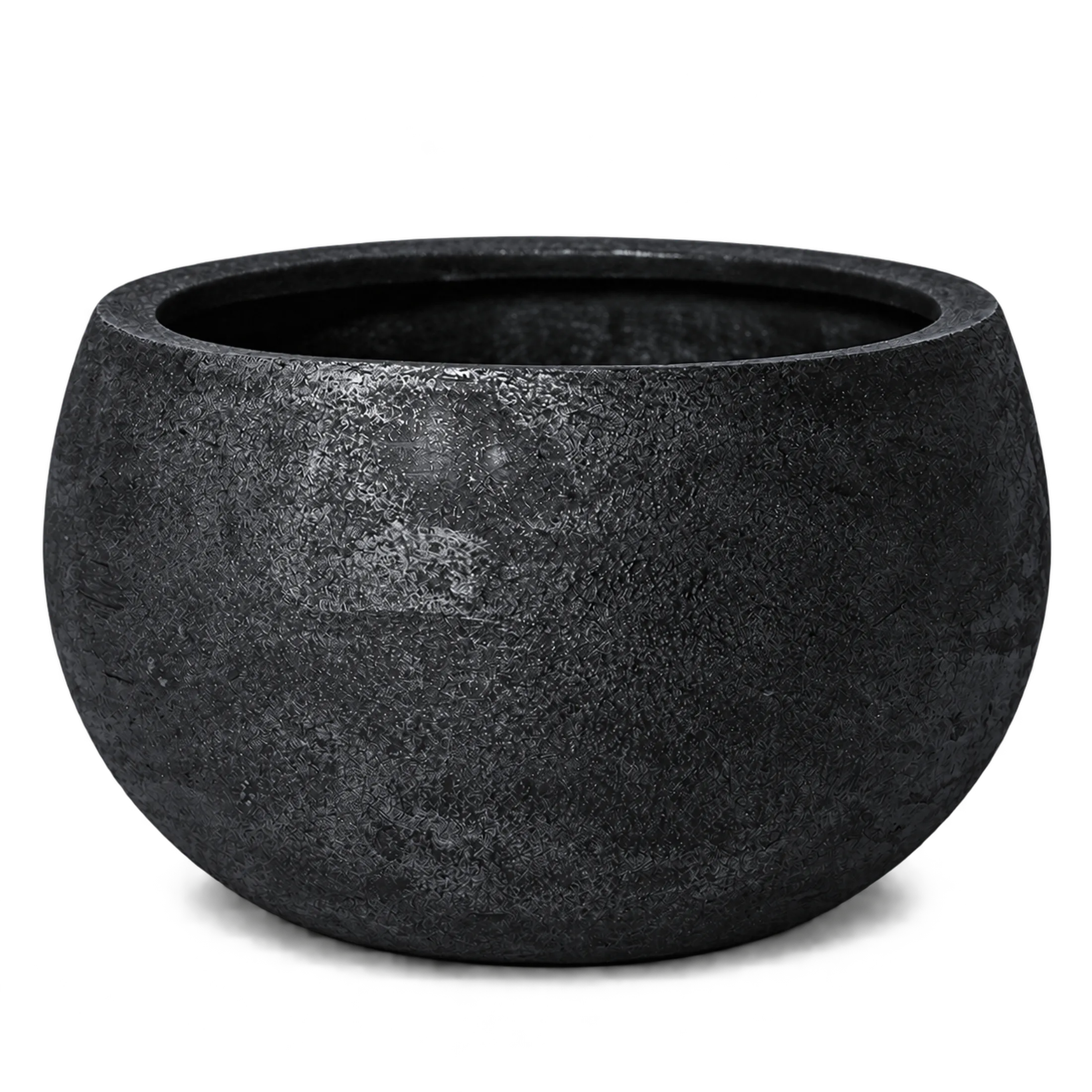 Fioriera Vaso in Fibra di Vetro "Ciro" – Ciotola Bassa in finitura Basse — vista 6 di 12