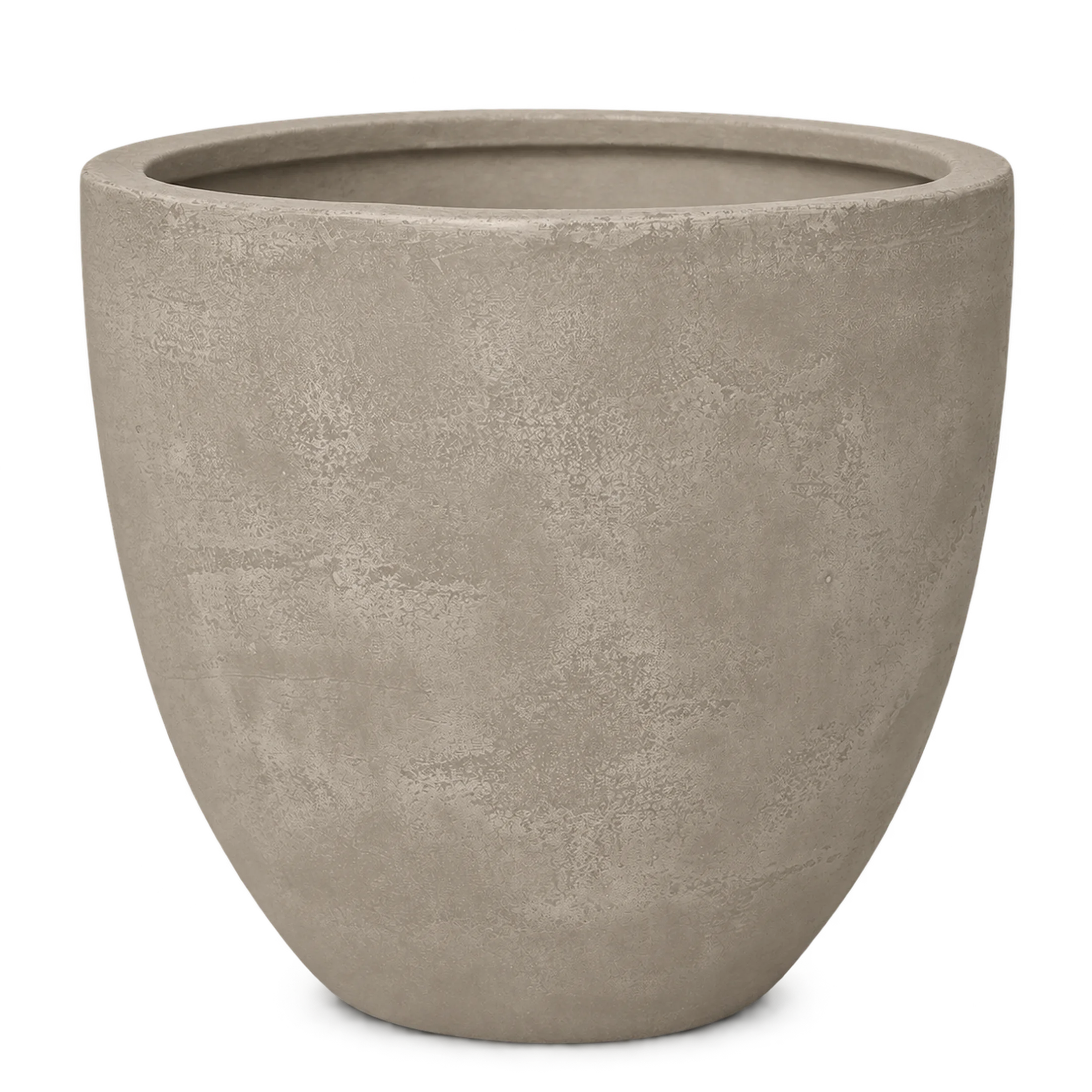 Fioriera Vaso in Fibra di Vetro "Emilio S3L" – Fioriera Conica in finitura Nuvolato Soft — vista 5 di 12