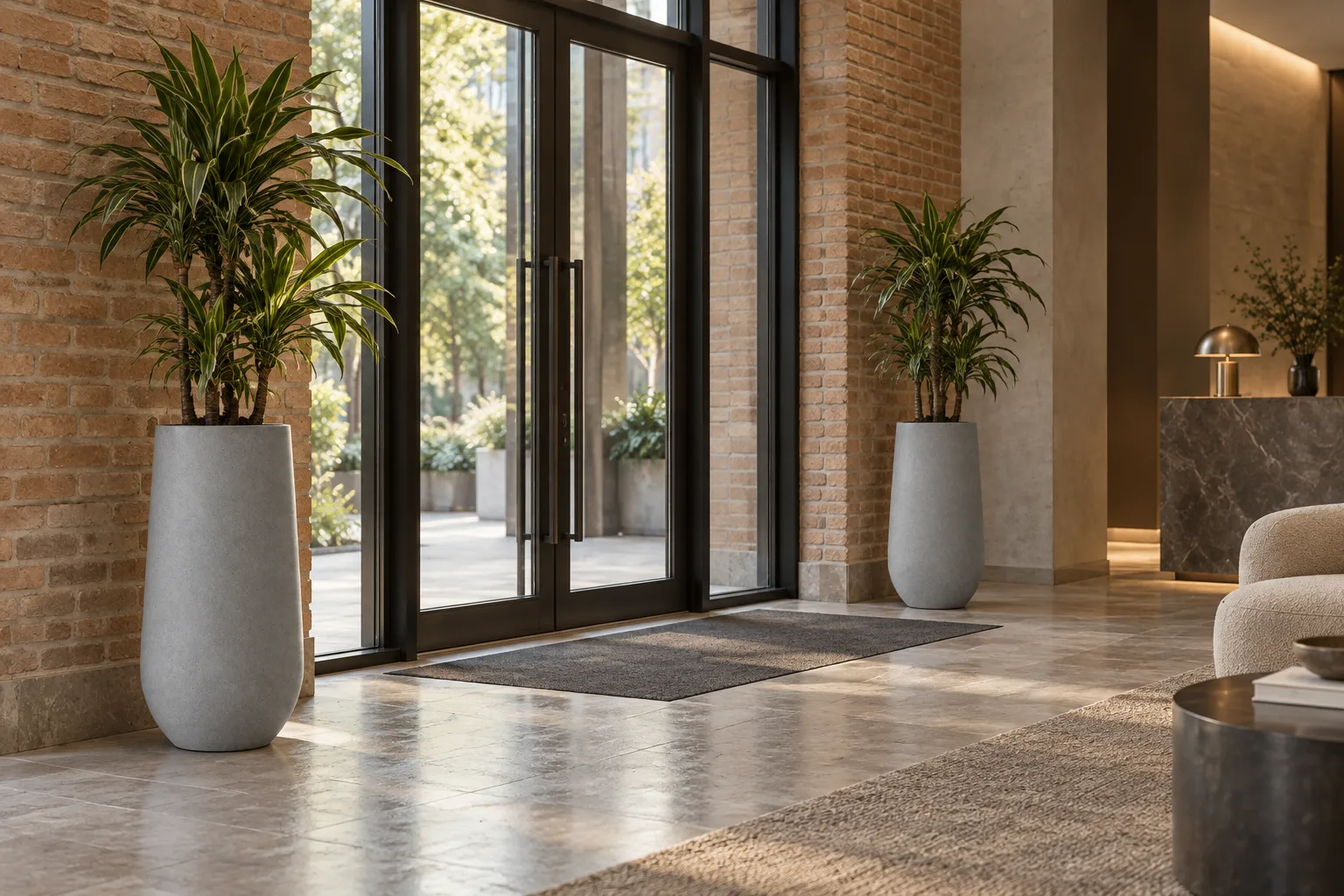 Fioriera Vaso Alto in Fibra di Vetro "Pancia Alta" – Design Moderno per Interno ed Estern in finitura Alte — vista 9 di 12