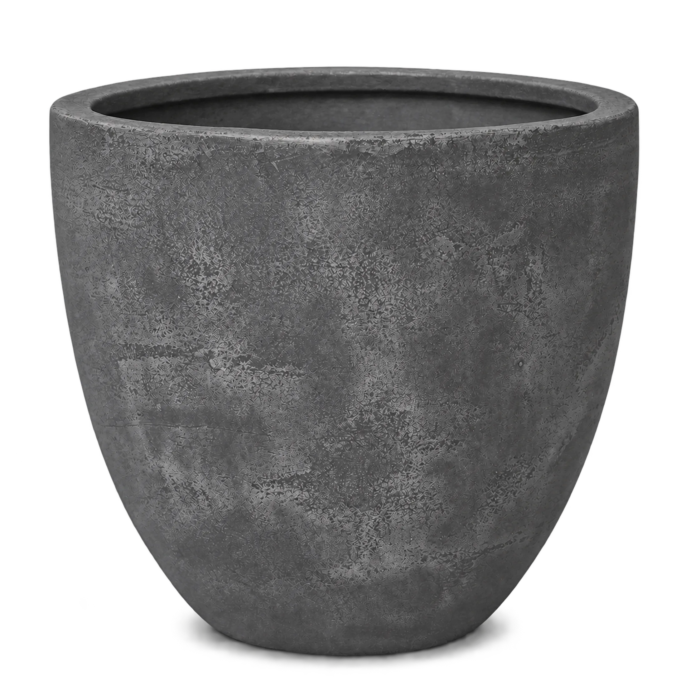 Fioriera Vaso in Fibra di Vetro "Emilio S3L" – Fioriera Conica in finitura Nuvolato Soft — vista 8 di 12